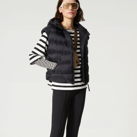 NWT: BOGNER | Stana 3/4-Arm Black and White 100% Cotton Shirt - Picture 3 of 10